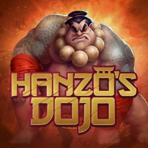 Ilustrasi seni bela diri Hanzos Dojo dengan simbol-simbol slot.
