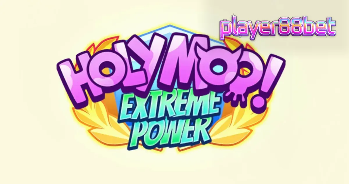Tampilan visual slot Holy Moo! Extreme Power dengan karakter sapi dewa